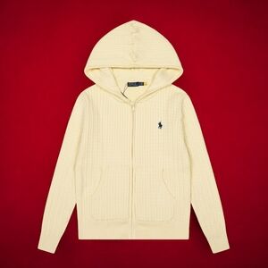 Polo by Ralph Lauren Cream Hooded Sweater
